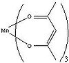 Figure 4 : structure de l'acétylacétonate de manganèse III.