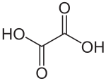 Structure de l'acide oxalique